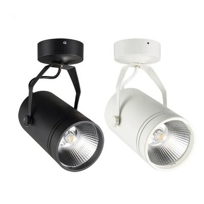 China Surface Mounted LED Track Spotlight 50w Round Indoor Wall Washer Light for sale