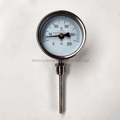 China TG-011L Bimetal thermometer SS lower mount for sale