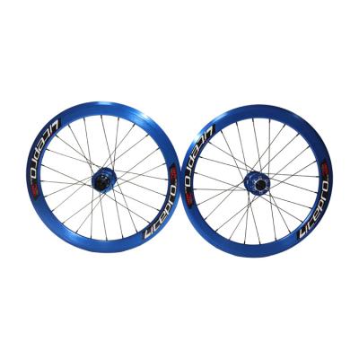 China 451 Disc Brake Aluminium Alloy Bike Wheels Bicycle Wheelset Clincher 24-30h Spoke Hole for sale