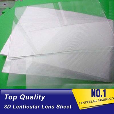 China 75 LPI Lenticular Printing Material UK-0.45mm thick pet plastic 3d flip lenticular sheet lens for sale Zimbabwe for sale