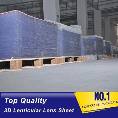 China 40 lente lenticular lenticular LENTICULAR PLÁSTICA de la hoja el 1.2*2.4m 2m m picosegundo de la LPI 3D para la impresora de chorro de tinta y la impresora plana ultravioleta en venta