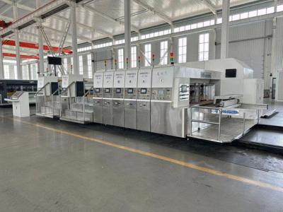 China Full Automatic Ink Printing Die Cutting Slotting Machine 200pcs/min for sale