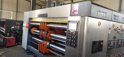 中国 380vボール紙のスロット マシンを印刷する波形のカートン機械ジャンボフレキソ 販売のため