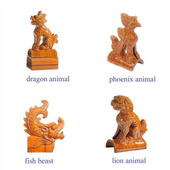Temple building material Chinese style roof dragon roof tiles 4