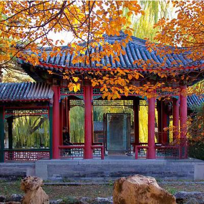 China Chinese Customizable Antique Style Corridor Pavilion For Garden for sale