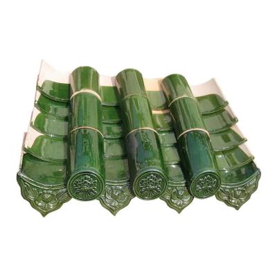 China Temple Pavilion Villa Chinese Style Classic Glazed Roof Tiles Free Sample for sale