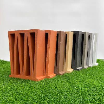 China Material de construcción de ladrillos de fachada de terracota no contaminada revestimiento de paredes exteriores en venta
