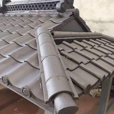 China Matt Traditional Clay Roof Tiles 220mm Plain Asian Style Roof Tiles for sale