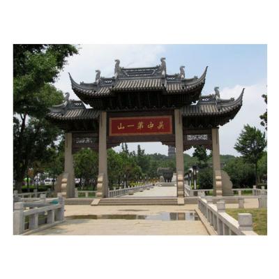 China Antique Pagoda Plain Chinese Clay Roof Tiles Old Temple Handmade for sale
