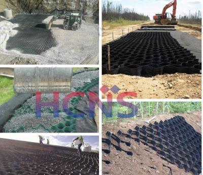 China ASTM Perforated Geocell For Road Construction Soil Stabilization for sale