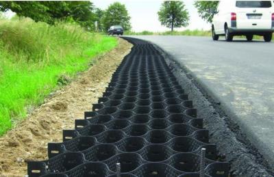 China Geocelha de alta resistência de plástico HDPE para proteção de declive de pavimentação de gramado de estrada à venda