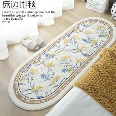 China Imitation Cashmere Bed Rug Bedroom Floor Carpets for sale