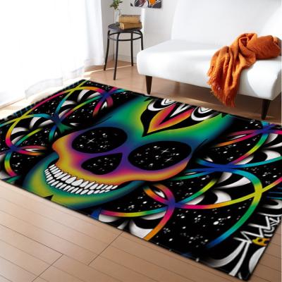 Chine Plancher principal Mat Living Room Floor Carpets de salle à manger de chambre à coucher de tapis de salon de crâne à vendre