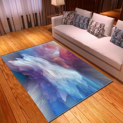 China El piso antideslizante de la sala de estar alfombra al OEM cuadrado de la estera del piso del dormitorio en venta