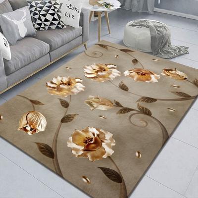 China Crystal Velvet Area Rugs For Living Room 40*60cm Dining Room Rugs for sale
