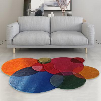 China Handmade Wool Blend Living Room Carpet Rugs 1000*1000 for sale