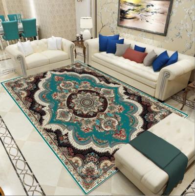China Persian Diamond Velvet Living Room Floor Carpet European Special Style for sale