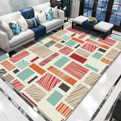China Geometric Pattern Waved Curved Line Living Room Floor Carpet Special Style for sale