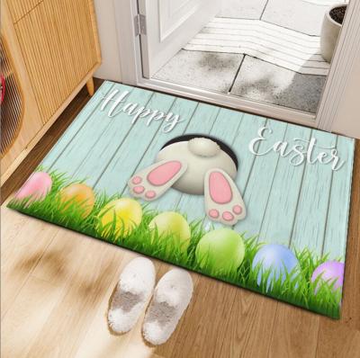 中国 Children Playroom Rug Cartoon Rabbit Carpets For Entry-Exit Door 販売のため