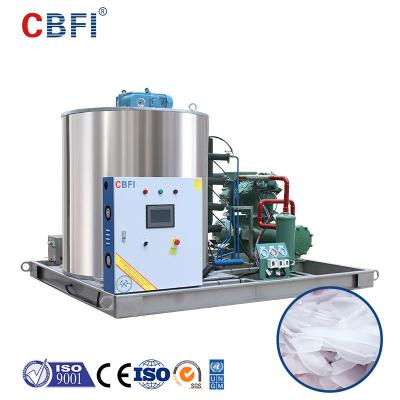 China 60 Ton Flake Ice Machine For Fish Integrated Flake Style Ice Machine Cooling Food for sale