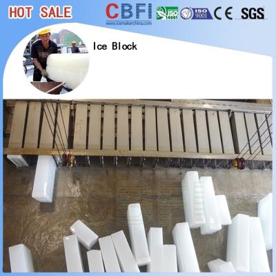 China Large Capacity Ice Block Plant / Industrial Ice Maker Machine 74kw.h / ton for sale