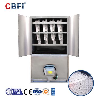 China 1 tonelada por la máquina del cubo de hielo del día con el material del acero inoxidable 304 en venta