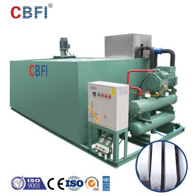 China CBFI 2 Ton Freon System Ice Block Machine With Video Power Saving for sale