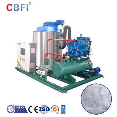 China R404A Fresh Salt Water Flake Ice Machine For Meat Fish Vegetables Refrigerant Preservation for sale