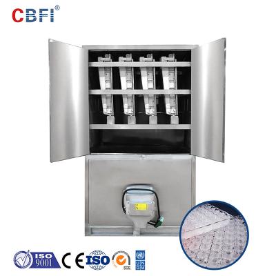 China Grande fabricante comestível automático industrial de 1 toneladas do cubo de gelo com certificado do CE à venda