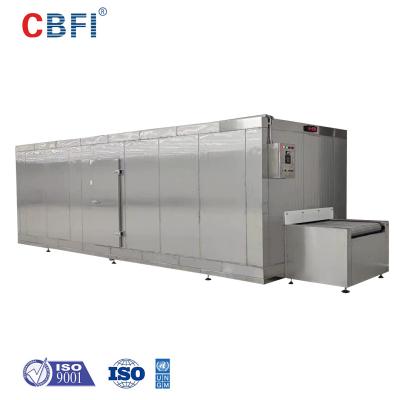 China Máquina de congelación rápida rápida industrial individual de la corrosión por el frío de ráfaga del choque de IQF en venta