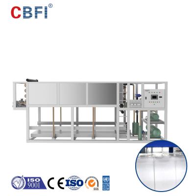 China Máquina de gelo refrigerando direta de aço inoxidável de 5 toneladas do bloco do fabricante do bloco de gelo à venda