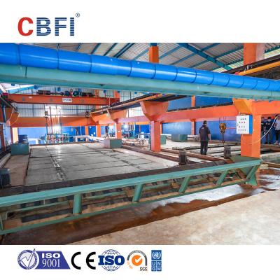 Chine 100 tonnes de glace de bloc de nourriture civile de machine de glace de bloc d'économie d'énergie de refroidissement d'usine à vendre