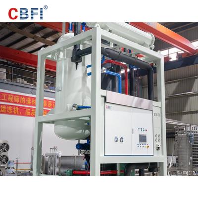 Chine 3 tonnes d'affaires industrielles de glace de tube de machine de tube de glace de refroidissement par l'eau à vendre à vendre