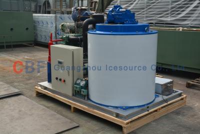 China Máquina do fabricante de gelo do floco da água fresca do líquido refrigerante R507 com o compressor de Alemanha à venda