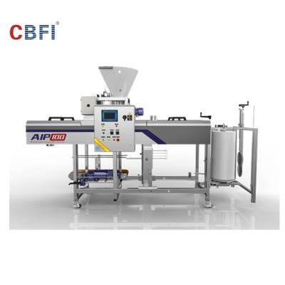 China Máquina de hielo automática/máquina del cubo de hielo con el sistema automático completo del embalaje en venta