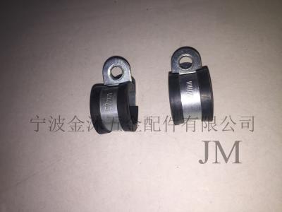 China Hydraulic Hose Stainless Steel Tubing Clamps , Round Head Type Hose Pipe Clamp for sale
