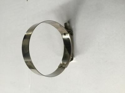 China Forged Steel T Bolt Hose Clamp , 19 mm Bandwidth Industrial Spring Type Hose Clamp for sale