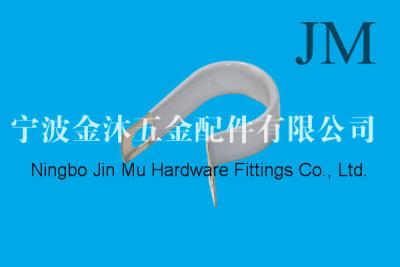 China Cable Hose R Type Cable Clamp With Rubber Insulated Stainless Steel 24 mm Size for sale