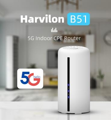 China Dual Band 5G CPE Router NSA SA WiFi 6 With Nano SIM Card Slot For 5G 4G Network 3.0 Gbps for sale