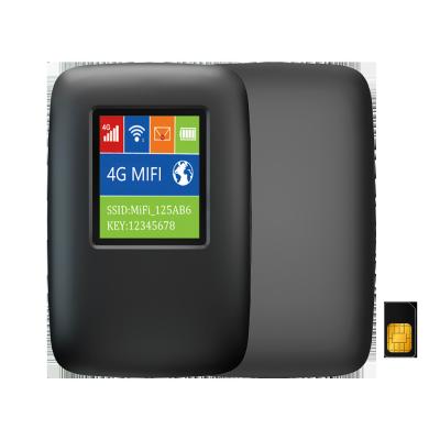China 2700mAh-3000mAh 4G Lte MiFi Router 150Mbps 4G Mobile WiFi Hotspot 15 Devices With LCD Screen for sale