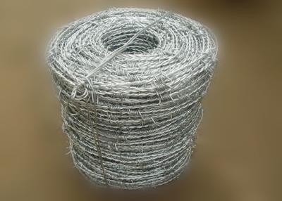 China Electric Galvanized Barbed Wire Fence 1.6-3.2mm Diameter Anti Acid / Alkali for sale