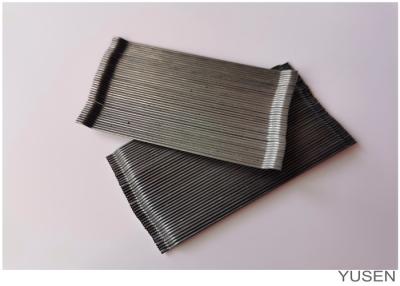 China El extremo enganchado metal pegó la fibra de acero para la dosificación de las estructuras concretas 10-60 kilogramos en venta