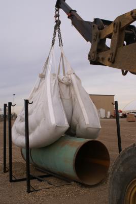 China Heavy weight builder pipeline Gravel Bulk Bag , oil industry Big Bag Two Ton for sale
