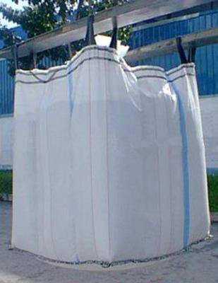 China Feed Stuff / Mineral Powder Foldable Starch Baffle Bag Jumbo Plastic Bag ISO 9001 2008 for sale
