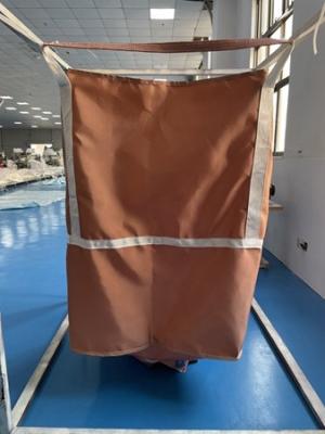中国 1 Tonne Anti-Sifting Container Liner Bags 6mil Waterproof Cargo Bags for Industrial 販売のため