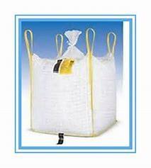 China 4 Panel 3300lbs Flammable Goods Conductive Grid Bag , Ventilated Bulk Bags for sale