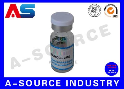 China Etiqueta feita sob encomenda branca Rolls de Pharma para a medicina de vidro 2ml do holograma dos tubos de ensaio à venda