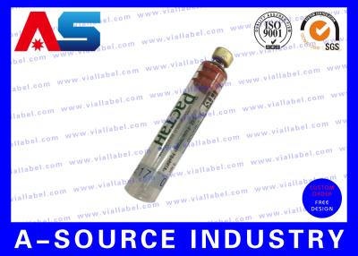 China A garrafa esteróide adesiva feita sob encomenda plástica etiqueta 10ml para a impressão farmacêutica das cubas esteróides à venda