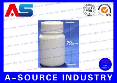 China garrafas de comprimido plásticas da cápsula do PE 60ml 70mm * 27mm com selo sensível da proteção à venda