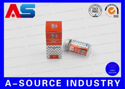 China Impressão da caixa de armazenamento do tubo de ensaio do cartão das etiquetas da etiqueta da medicamentação do holograma do laser, tamanho da etiqueta para a garrafa 10ml à venda